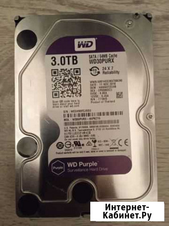 Жесткий диск 3 тб WD Purple Тамбов - изображение 1