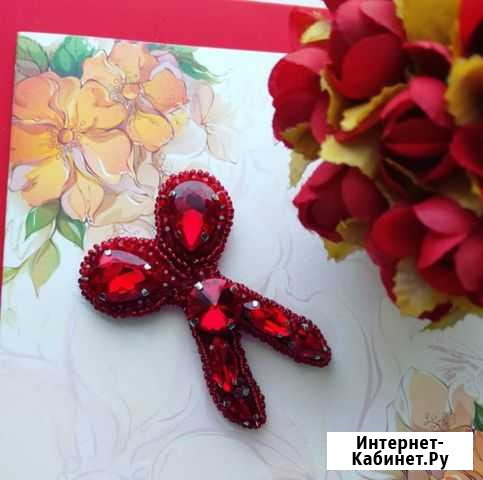 Брошь ножницы ручная работа Кемерово - изображение 1