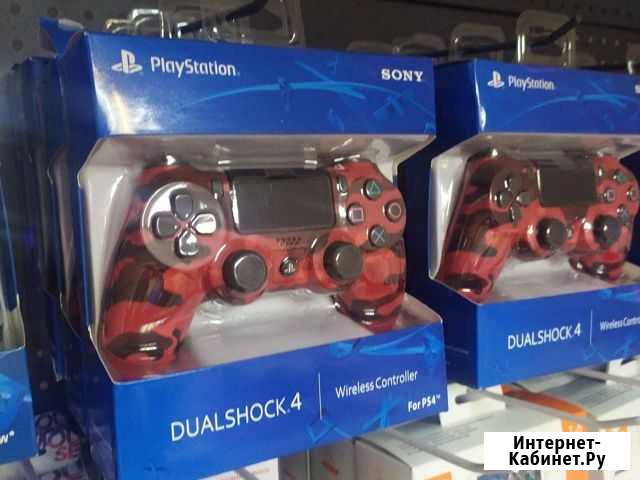 Джостик playstation 4(новый) new цвет красный Краснодар - изображение 1