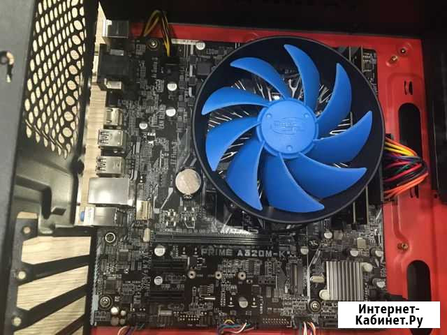 Материнка+память+проц. Asus A320M-K + 2х4гб AMD R7 Северодвинск - изображение 1