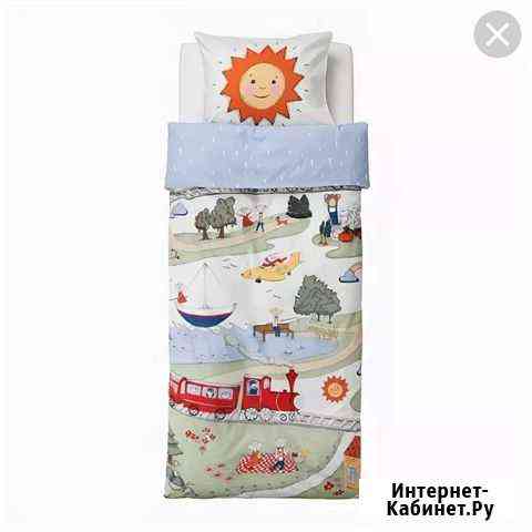 Детское постельное белье Икеа 150х200/50х70 Санкт-Петербург