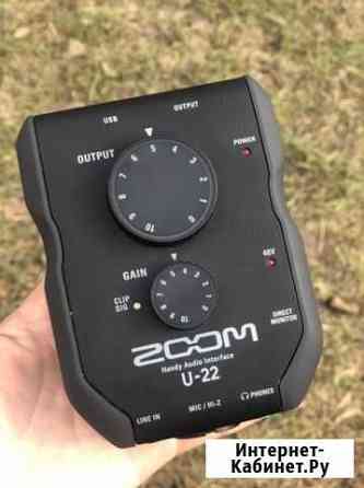 Zoom u-22 звуковая карта в коробке Нальчик
