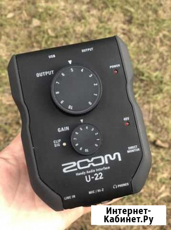 Zoom u-22 звуковая карта в коробке Нальчик - изображение 1