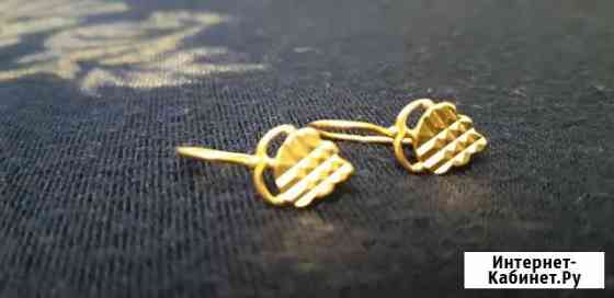 Золотые серьги Тюмень
