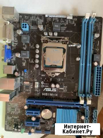 Материнская плата 1155 с ddr3 4gb Иркутск - изображение 1