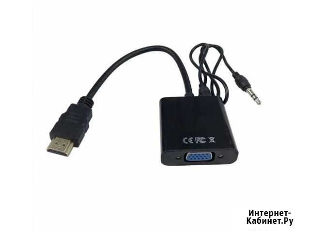 Переходник hdmi - VGA со звуком 3.5 Рубцовск - изображение 1