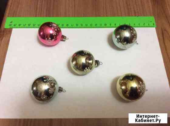 Стеклянные ёлочные игрушки СССР Мурманск