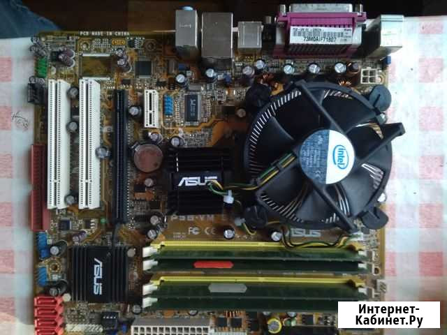 Связка Asus P5B-VM sе + процессор E2140 + озу 4Gb Екатеринбург - изображение 1