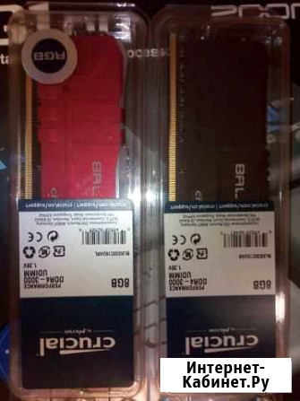 Crucial Ballistix (2х8gb) DDR4 3000mhz Магнитогорск - изображение 1