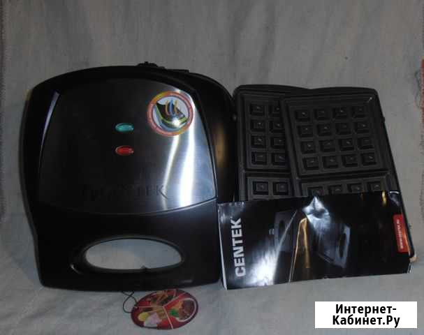 Вафельница Centek CT-1450 серый Новоалтайск - изображение 1