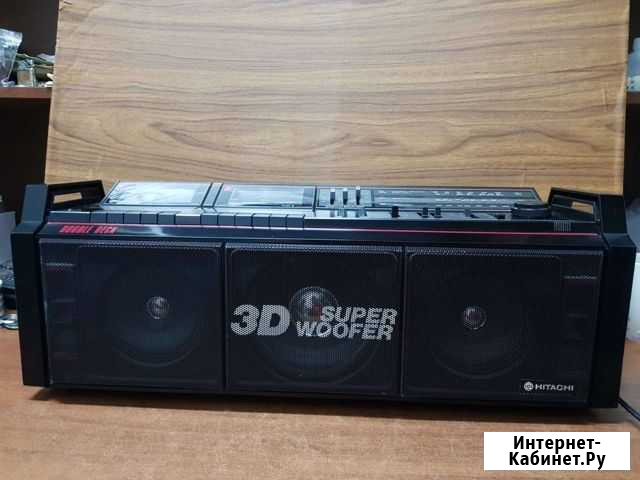 Редкий магнитофон hitachi TRK-3D8W Балашиха - изображение 1