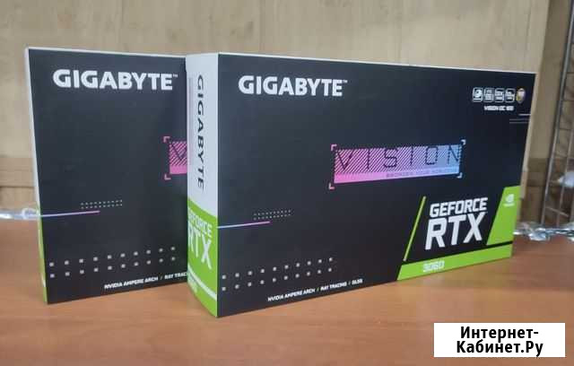 Видеокарта Gigabyte RTX 3060 vision OC 12G(lhr) Пятигорск - изображение 1