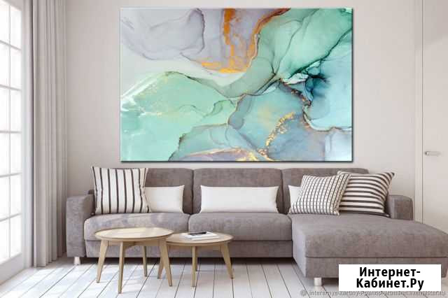 Интерьерные картины спиртовыми чернилами Севастополь - изображение 1