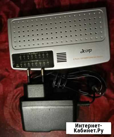 Неуправляемый коммутатор acorp HU8DP 8*RJ45 Миасс - изображение 1