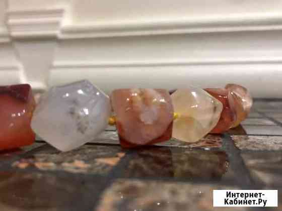 Бусы из натурального сердолика. Новые Самара