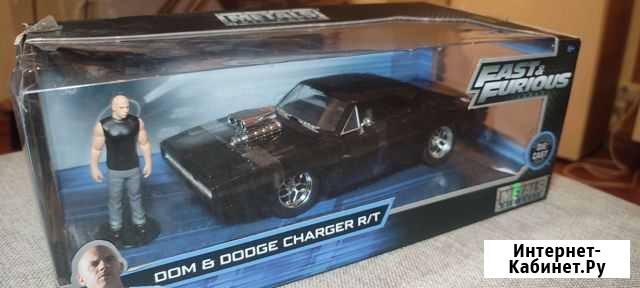 Dodge Charger с фигуркой Доминика Торето 1:24 jada Тольятти - изображение 1