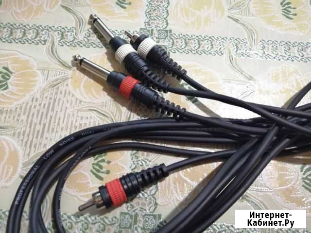 Кабель 2x6.3mm - 2RCA Барнаул - изображение 1