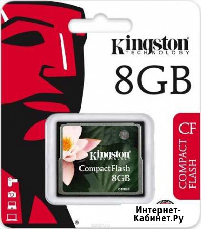Карта памяти Kingstone CF 8gb. Новая Санкт-Петербург - изображение 1