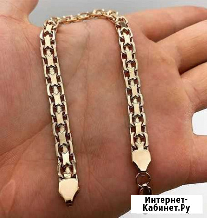 Золотой браслет Двойной Якорь Пятигорск - изображение 1