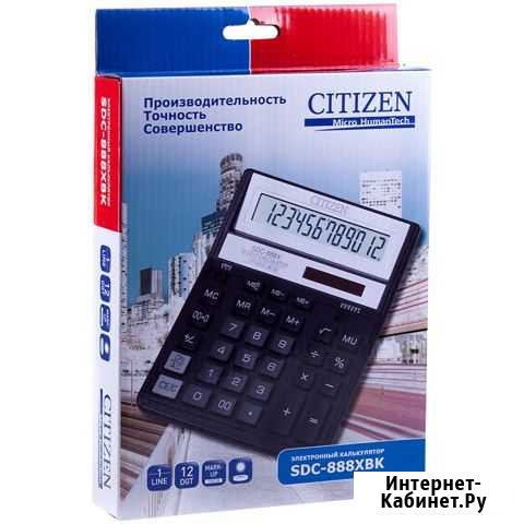 Калькулятор citizen SDC-888XBL, 12-разрядный Димитровград - изображение 1
