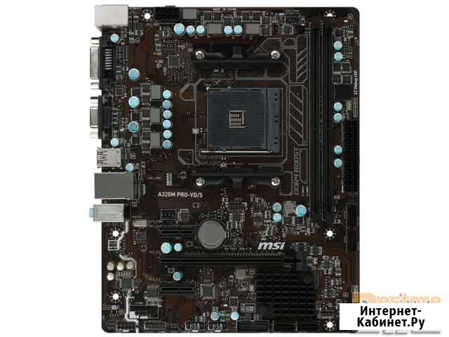 Материнская плата AM4 MSI A320M PRO-VD/S б/у Красноярск - изображение 1