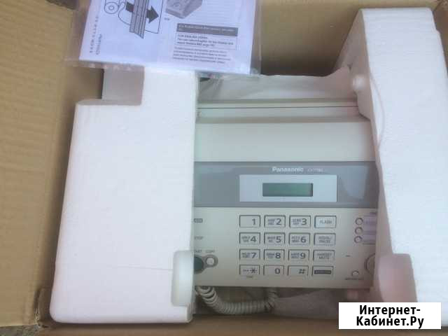 Факс panasonic KX-FT982RU-W, на термобумаге, белый Воронеж - изображение 1