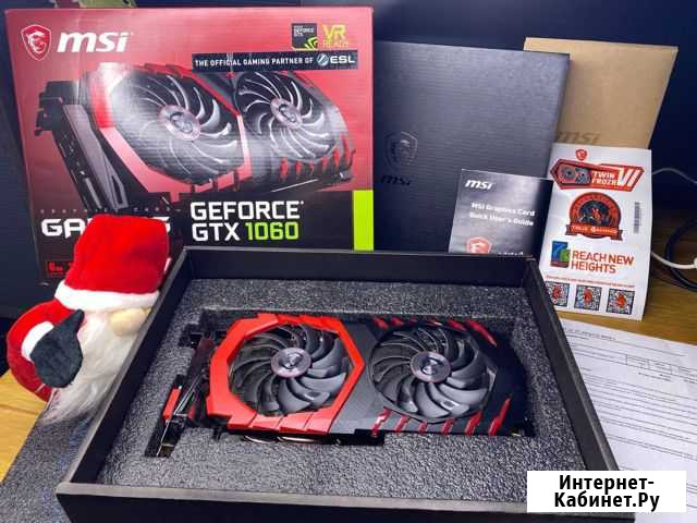 Видеокарта MSI GTX 1060 6GB Gaming X Москва - изображение 1