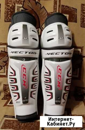 Детские хоккейные щитки ccm vector Златоуст - изображение 1