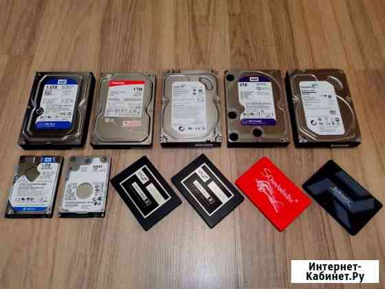 2.5 и 3.5 HDD, SSD диски ноутбук, комп, сони PS Саранск