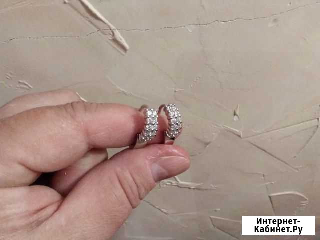 Серебряные сережки Домодедово - изображение 1