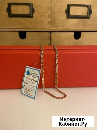 Золотая цепь новая 55 см Самара - изображение 1