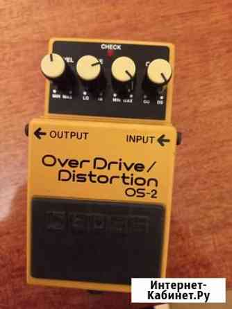 Boss OS-2 педаль гитарная overdrive / distortion Калининград