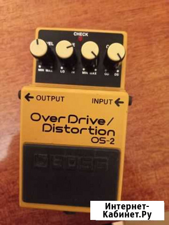 Boss OS-2 педаль гитарная overdrive / distortion Калининград - изображение 1