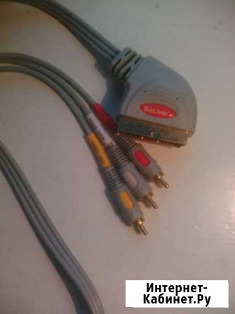 Кабель scart - 3RCA Петрозаводск - изображение 1