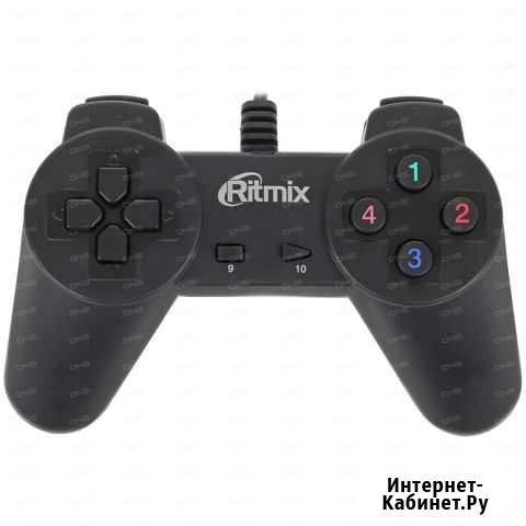 Геймпад ritmix GP-001, чёрный Челябинск - изображение 1