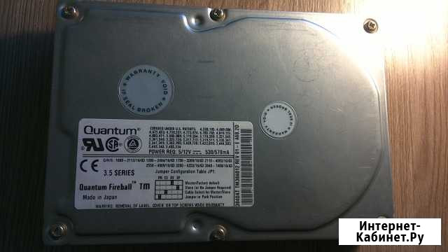 Жесткий диск quantum 3840AT 3.8Gb IDE Madein Japan Чусовой - изображение 1