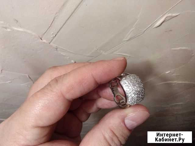 Серебряное кольцо с цирконами Домодедово - изображение 1