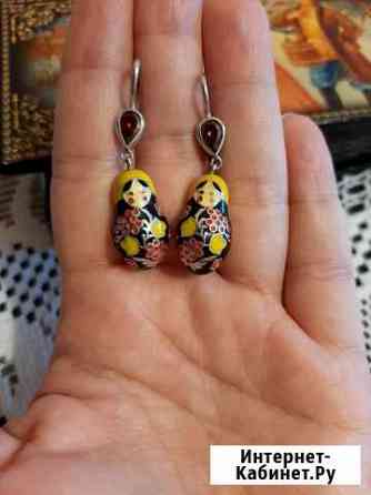 Серьги матрёшки sokolov серебро Нижний Новгород