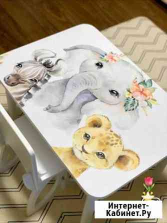 Стол столик детский со стульчиком новый белый Екатеринбург