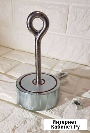 Поисковый магнит двухсторонний до 300 кг Краснодар - изображение 1