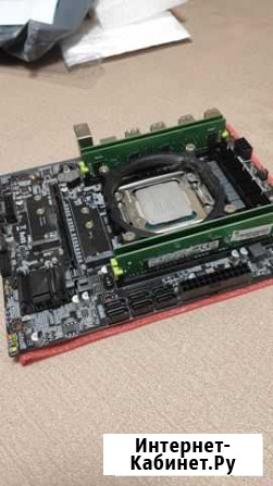 Комплект X99 v102 + 16 GB DDR4 + Xeon 2620v3 Белгород - изображение 1