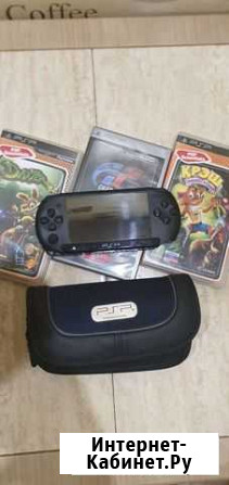 Sony PSP с чехлом, флешкой и играми Сыктывкар - изображение 1