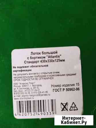 Лоток большой под наполнитель для животных Севастополь