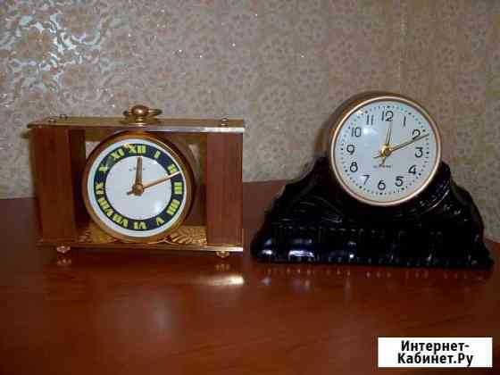 Часы Маяк настольные на ходу СССР винтаж 60е гг Рязань