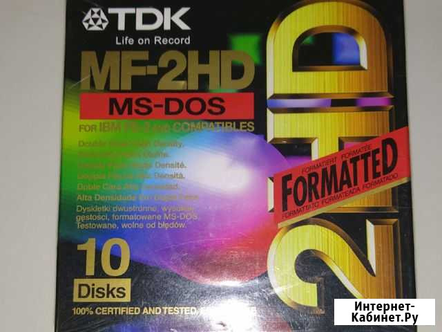 Дискета 3,5 TDK MF 2HD Вологда - изображение 1