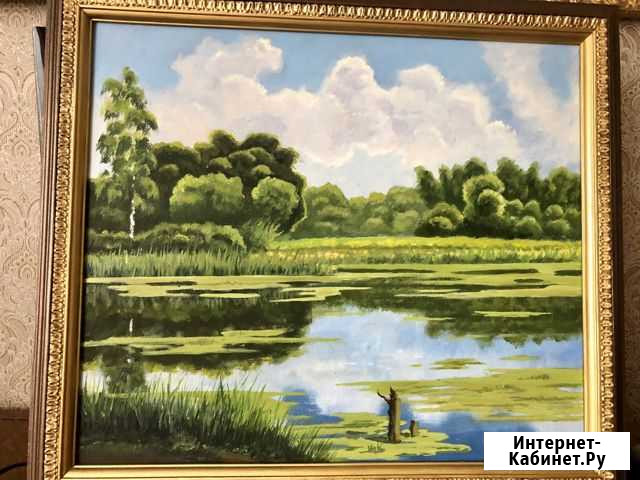 Заводь46*40 масло, картон Клинцы - изображение 1