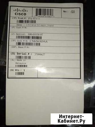 Cisco PA-4T+ Новый Смоленск - изображение 1
