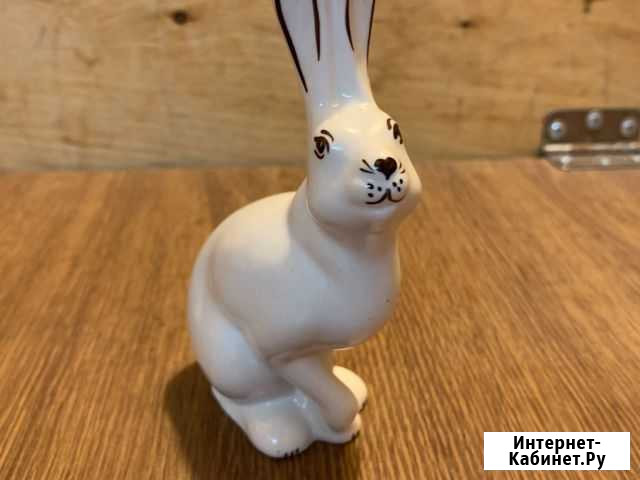 Заяц кролик фарфор статуэтка Омск - изображение 1