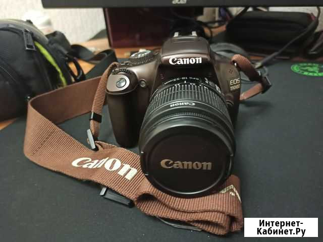 Зеркальный фотоаппарат canon 1100d Теплое - изображение 1