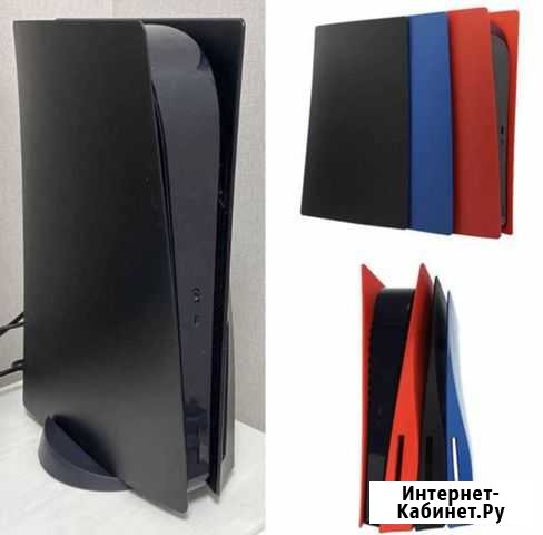Сменная панель для PS5 черного цвета Грозный - изображение 1